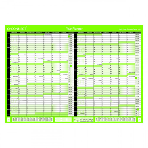 Q-Connect 16 Month Planner A2 Unmounted 2021-22 KFBPU121