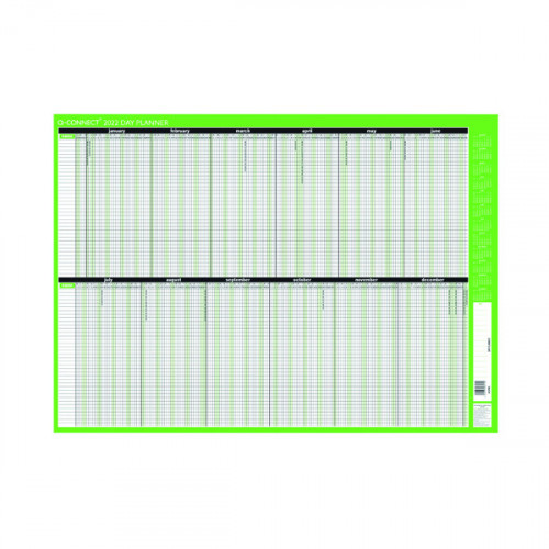 Q-Connect Day Planner Mounted 2022 KFDPM22