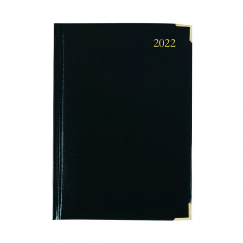 Executive Diary Day Per Page A4 Black 2022 KFEA41BK22