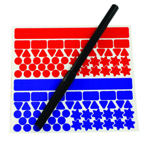 Q-CONNECT BLU/RD/ORG/YLW PLANNER KIT