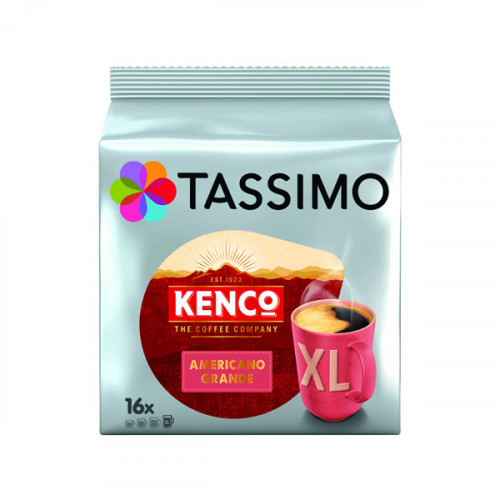Tassimo Kenco Americano Grande Coffee 144g Capsules (5 Packs of 16) 4031640
