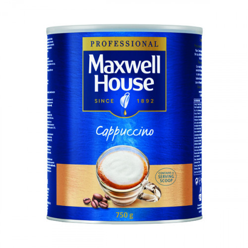 Maxwell House Instant Cappuccino Powder 750g Tin 4032036