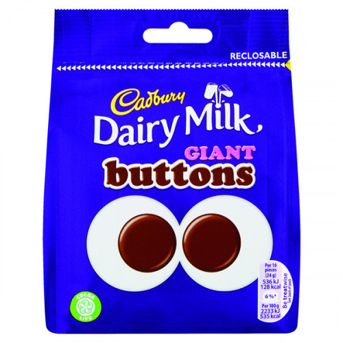 Cadbury Giant Buttons Share Bag 95g Each 4240133