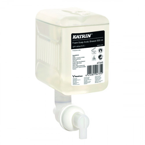 Katrin Foam Soap Arctic Breeze 500ml (Pack of 12) 47345