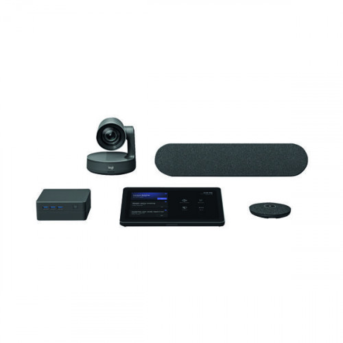 Logitech Rally Room Solutions for Microsoft Teams Medium Room TAP-MS-MEDIUM-UK