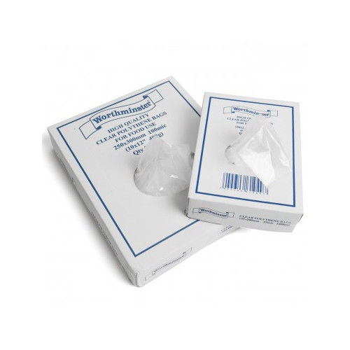 LD Polythene Bags, 200 gge, 12x15 (~300x380 mm) CLx500 - Available to order