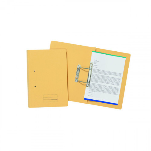 Spiral Files 285gsm Foolscap Yellow (Pack of 50) TFM50-YLWZ