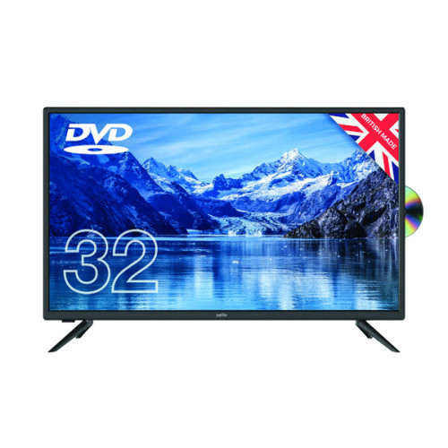 Cello 32 Inch Freeview HD LED TV with DVD Player 1080i C3220F