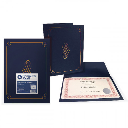 COMPUTER CRAFT CERT COVERS BLUE PK5