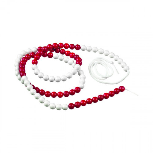 Linex 100 Arithmatic String 150cm White/Red 400065109