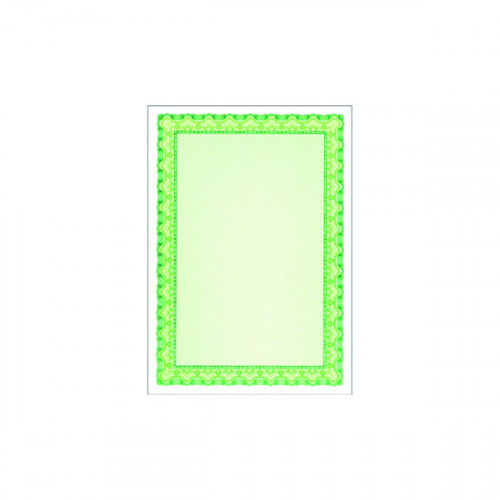 Decadry A4 Shell Emerald Green C Certificate Paper 115gsm (Pack of 25) OSD4054