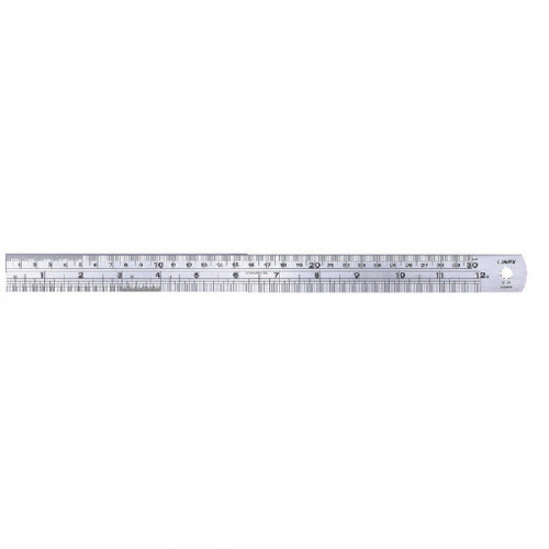 LINEX 30CM STEEL RULER LXESL30