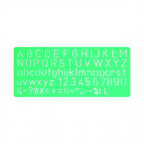 LINEX LETTERING STENCIL 8500S SET P3