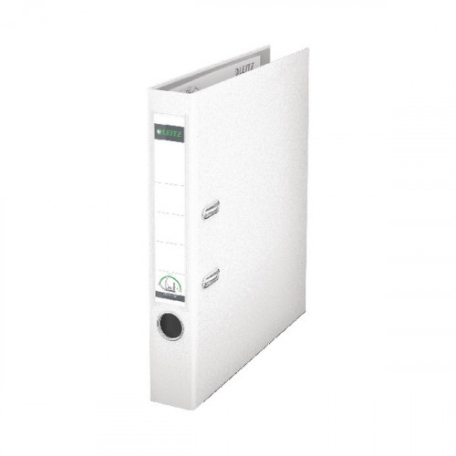 Leitz 180 Lever Arch File Poly 50mm A4 White (Pack of 10) 10151001