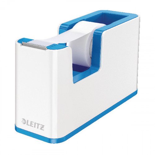 Leitz WOW Tape Dispenser Dual Colour White/Blue 53641036