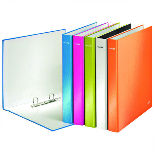 Leitz Wow 2 D-Ring Binder 25mm A4 Plus Assorted (Pack of 10) 42412099