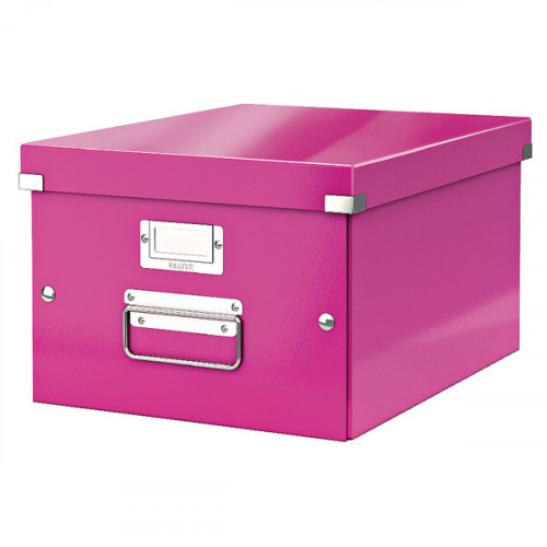 Leitz Click Store Medium Storage Box Pink 60440023