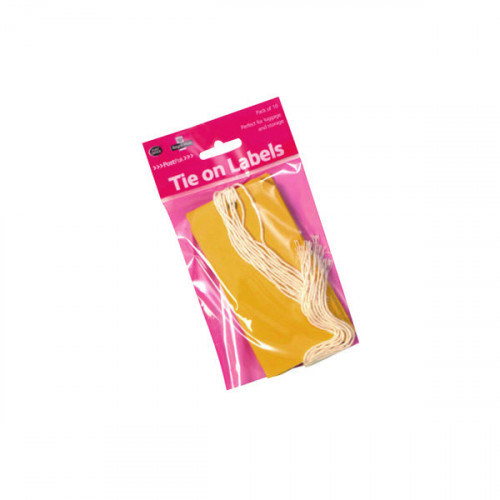 Flexocare 10 Yellow Luggage Tags (Pack of 20) 54332026