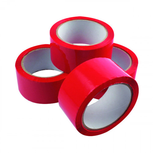 Polypropylene Tape 50mmx66m Red (Pack of 6) APPR-500066-LN