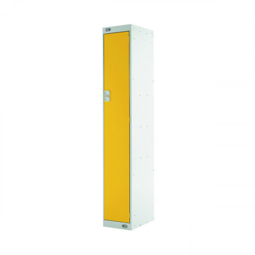 SINGLE COMPARTMENT LOCKER 300 YELLOW