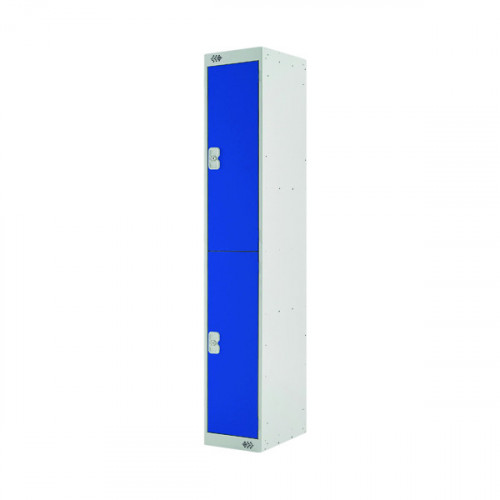 TWO COMPARTMENT LOCKER 300 BLUE