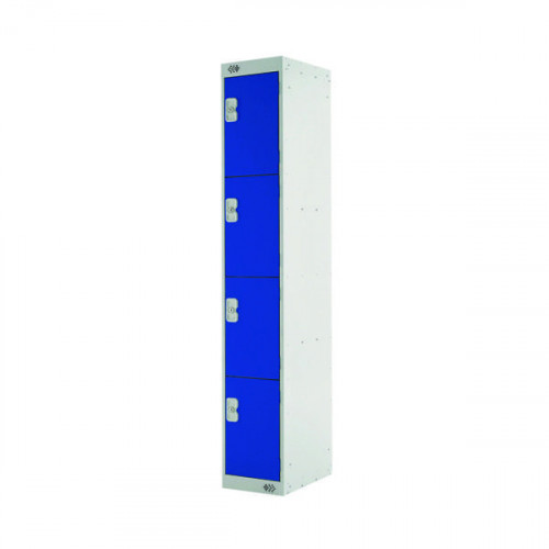 FOUR COMPARTMENT LOCKER 300 BLUE