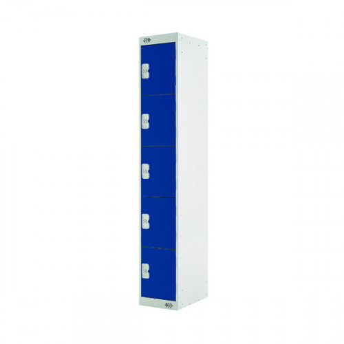 FIVE COMPARTMENT LOCKER 300 BLUE