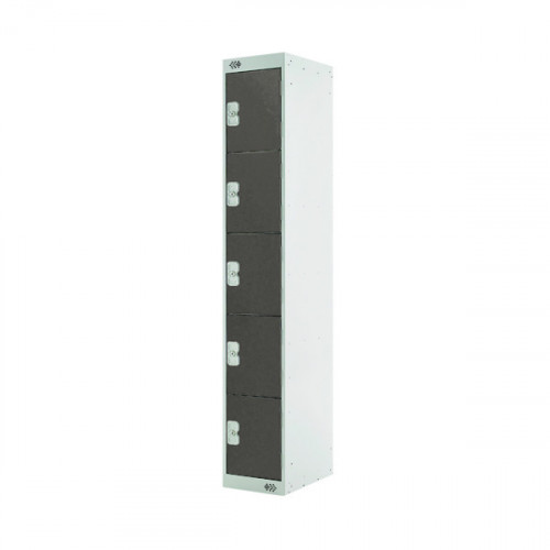 FIVE COMPARTMENT LOCKER 300 D/GREY
