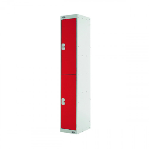 TWO COMPARTMENT LOCKER 450 RED
