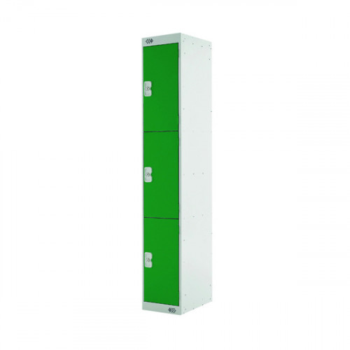 THREE COMPARTMENT LOCKER 450 GREEN