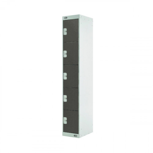 FIVE COMPARTMENT LOCKER 450 D/GREY