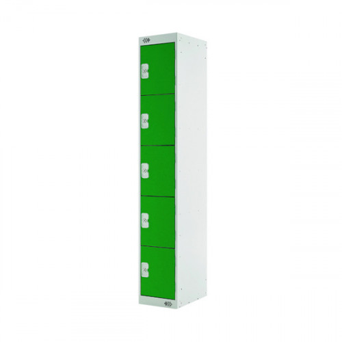FIVE COMPARTMENT LOCKER 450 GREEN