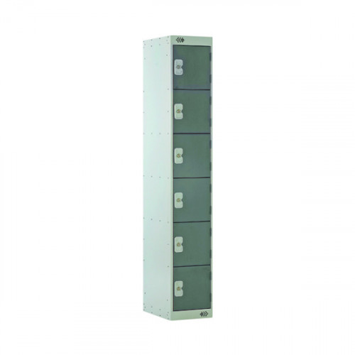 SIX COMPARTMENT LOCKER 450 D/GREY
