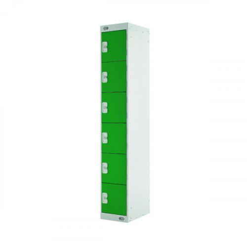 SIX COMPARTMENT LOCKER 450 GREEN