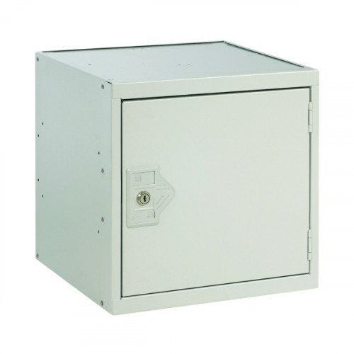 ONE COMP CUBE LOCKER 380X380 GREY