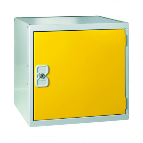 ONE COMP CUBE LOCKER 380X380 YELLOW