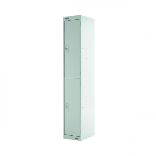 EXPRESS STANDARD LOCKER 2 DOOR GREY
