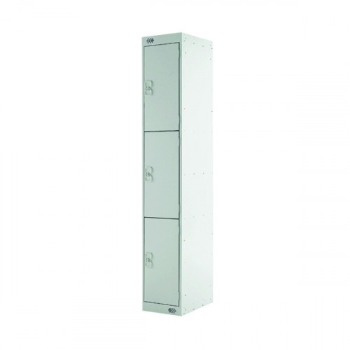 EXPRESS STANDARD LOCKER 3 DOOR GREY