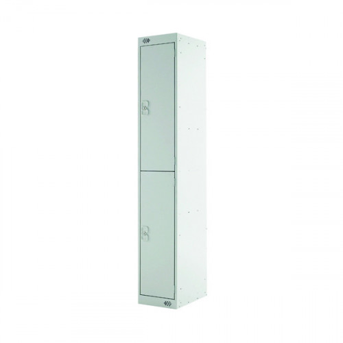 TWO COMP EXPRESS STD LOCKER GREY
