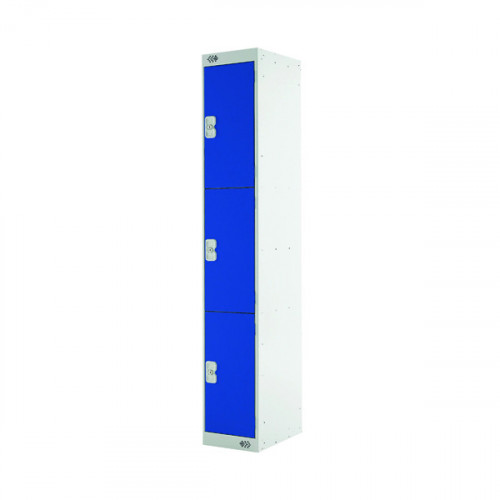 THREE COMP EXPRESS STD LOCKER BLUE