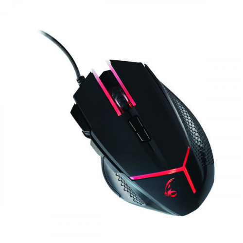 MediaRange Gaming Wired 9 Button Optical Mouse Weight Management System MRGS200