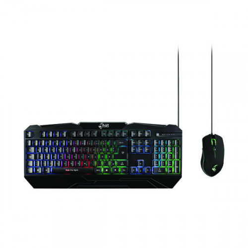 MediaRange Gaming Keyboard and 6 Button Optical Mouse Set QWERTY (UK) Black MRGS102-UK