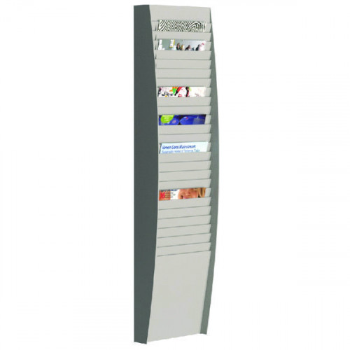 Fast Paper A4 Document Control Panel 25 Compartments Grey V125.02
