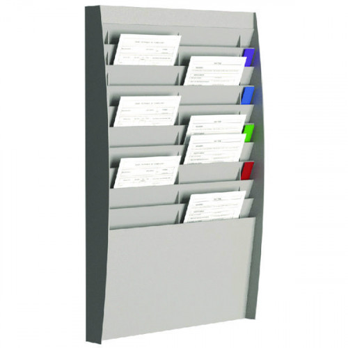 Fast Paper A4 Document Control Panel 20 Compartments Grey V210.02