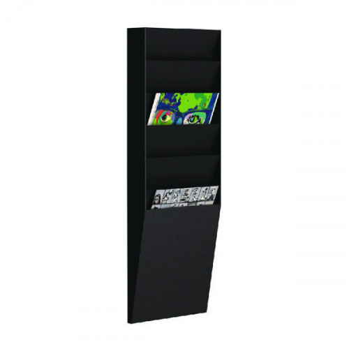 Fast Paper A4 Document Control Panel 6 Compartments Black V16.01