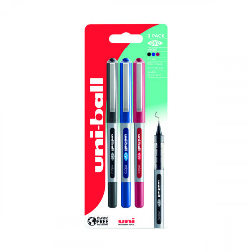 Uni-Ball Eye Micro UB-150 Rollerball Blister Pack Assorted 238212076