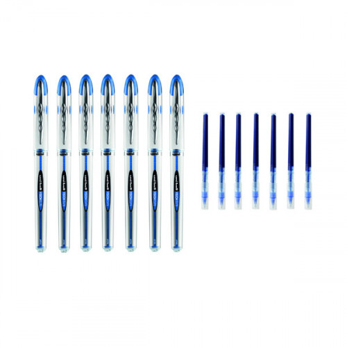Uni-Ball Vision Elite UB200 7 Pen/7 Refill Blue (Pack of 14) 238212465