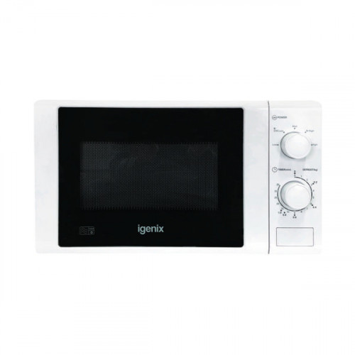 Igenix 20 Litre 700w Manual Control Microwave White IG20701