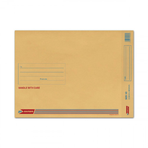 GoSecure Bubble Envelope Size 10 340x435mm Gold (Pack of 50) ML100062