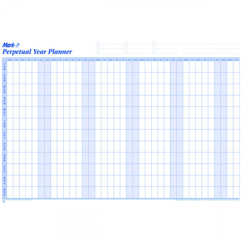 Mark-it Perpetual Year Planner (W900 x H600mm) PYP